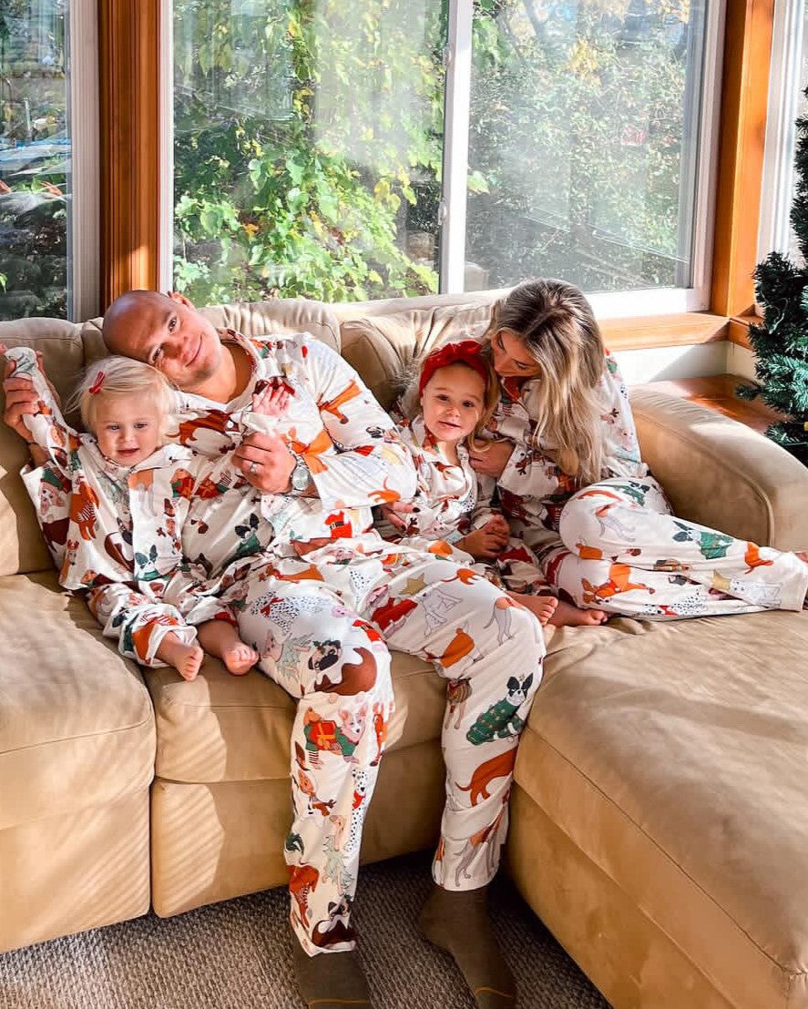 One-of-a-Kind Christmas Dog Pajama Set for Your Family's Festive Fun
